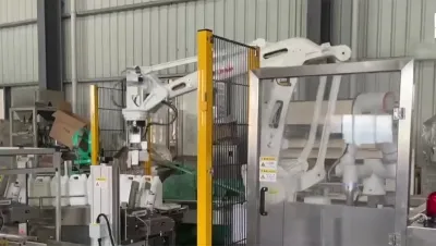 Línea automática de envasado para bidones