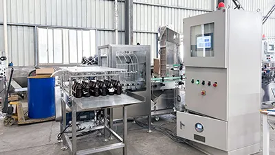 Llenadora automática de botellas