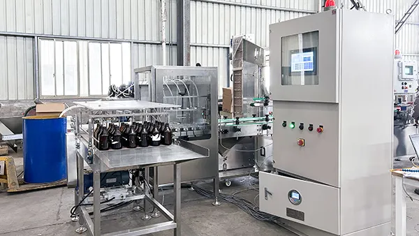 Llenadora automática de botellas