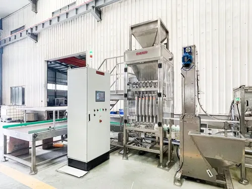 Llenadora de polvo para botellas
