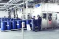 Línea automática de envasado para tambores